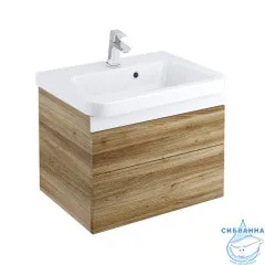 Тумба Ravak 10° 65 тёмный орех см с раковиной Ravak 10° 65