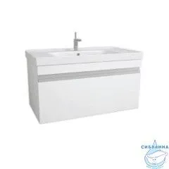 Тумба Dreja Grace 90 с раковиной Grace 90 белый лак