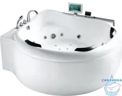 Акриловая ванна Gemy G9088 O 185х185 с гидромассажем