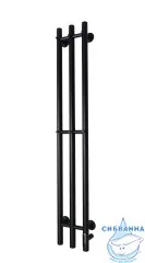 Полотенцесушитель электрический Grois Trio GR-138 R 19×120 (черный матовый)