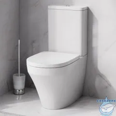 Унитаз напольный AM.PM Inspire C508607WH (с бачком без сиденья) (белый глянцевый)
