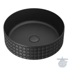 Раковина на столешницу 41 см Omoikiri Akira-BL Natceramic/черный 4972073
