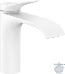  Смеситель для раковины Hansgrohe Vivenis 75022700 (без донного клапана) (белый)