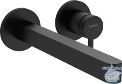 Смеситель для раковины встраиваемый Hansgrohe Finoris  76050670 (черный матовый)