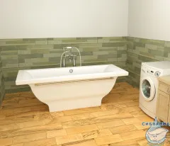 Ванна из литьевого мрамора New Line Sanitary Келли 180х80