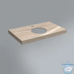 Столешница из плитки Kerama Marazzi Canaletto 80 см песочный