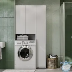 Шкафчик Акватон Лондри 65 см для стиральной машины белый 1A260503LH010