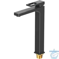 Смеситель для раковины Gappo G1017-92  (без донного клапана) (оружейная сталь)