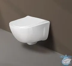 Унитаз подвесной безободковый Aquatek Дива AQ2012B-00 (с сиденьем Soft Close (микролифт) 