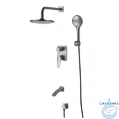  Душевая система Lemark Bronx 230 1 режим LM3722GM (графит)
