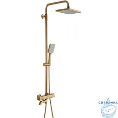 Душевая система Gappo G2491-3 280 1 режим (матовое золото)