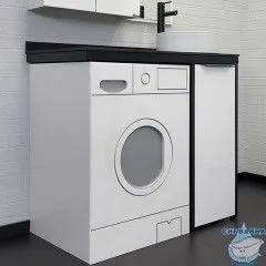 Тумба напольная Comforty Лозанна 100 с раковиной Comforty 35 9111 00-00013800 (белый глянцевый)