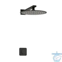 Душевая система Wasserkraft 250 1 режим A5251.219.258 (черный матовый)
