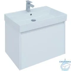 Тумба Aquanet Nova Lite 75 с раковиной Латина 75 белый глянец