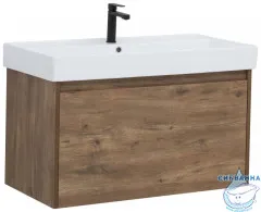 Тумба под раковину Aquanet Nova Lite 90 249517 дуб рустикальный