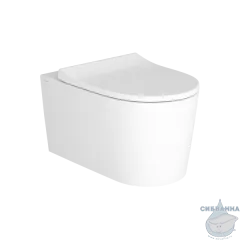 Унитаз подвесной безободковый Vitra Nest QFlush 7870B403-0075 (без сиденья)