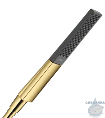 Ручной душ Hansgrohe Rainfinity Baton 130 1 режим 26867990 (черный/золото/