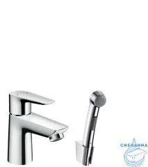 Смеситель для раковины Hansgrohe Talis E с гигиеническим душем 71729000 (с донным клапаном)