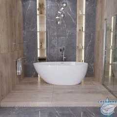 Акриловая ванна Grossman Fly GR-1102M 170x80 с каркасом (белый матовый)