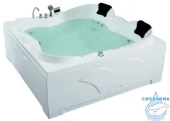 Акриловая ванна Gemy G9089 K R 187х187 с гидромассажем