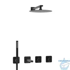 Душевая система Wasserkraft 250 1 режим A5251.300.301.219.258.302.242.217 (черный матовый)