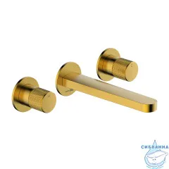 Встраиваемый смеситель для раковины Wasserkraft Schunter 8245 (матовое золото)