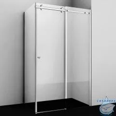 Душевое ограждение Wasserkraft Vils 56R16 110x100 профиль хром, стекло прозрачный (без поддона)
