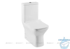 Унитаз напольный безободковый Aquanet Rimless Cube 210759 (с сиденьем Soft Close (микролифт) ) без бачка