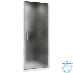 Дверь в нишу ABBER Sonnenstrand AG04100M 100x195 профиль хром, стекло матовое