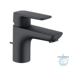 Смеситель для раковины Kludi Pure&Style 403883975 (черный матовый)