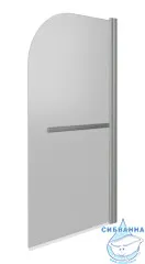Шторка для ванны Bas Screen  H-HT-80-C-CH профиль хром, стекло прозрачное