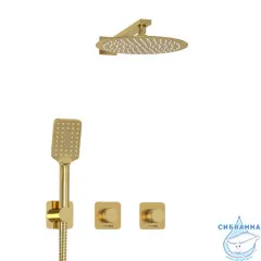 Душевая система Wasserkraft 250 1 режим A8251.306.180.259.285.194.201 (золото матовое)