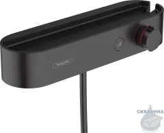 Смеситель для душа Hansgrohe ShowerTablet Select 24360670 (черный матовый)
