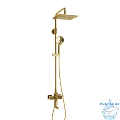 Душевая система Wasserkraft 250 1 режим A171.256.207.PG (золото глянцевое)