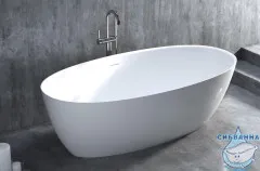Ванна из искусственного камня Salini Alda Nuova 160x70 (материал Solix, белый матовый)