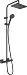 Душевая система Hansgrohe Vernis Shape 230 1 режим 26097670 (черный матовый) 1