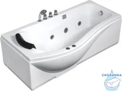 Акриовая ванна Gemy G9010 B R 173х83 с гидромассажем