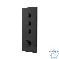 Смеситель для ванны встраиваемый Vincea VSCV-433TMB (черный матовый)