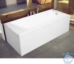 Ванна из литьевого мрамора New Line Sanitary Надежда на ножках 164-170х70 (подрезаемая)