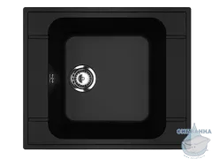 Кухонная мойка Ulgran U-604 59 ультра-черный