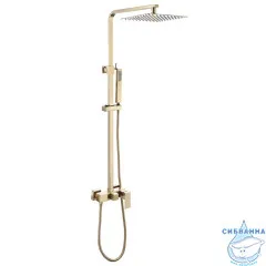 Душевая система Abber Daheim 250 1 режим AF8220G (золото матовое)