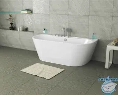 Акриловая ванна Grossman Cristal GR-17075-1 170x80 с каркасом (белый глянцевый)