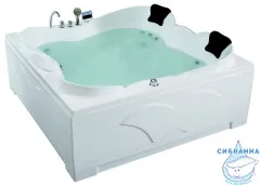 Акриловая ванна Gemy G9089 O R 187х187 с гидромассажем