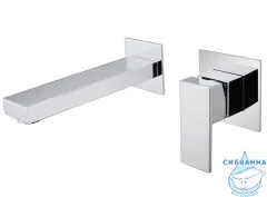 Смеситель для раковины встраиваемый Abber Daheim  AF8212  (хром)