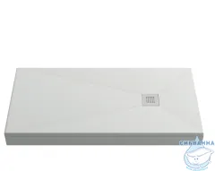 Поддон из литьевого мрамора Bas Essentia 110x80 белый
