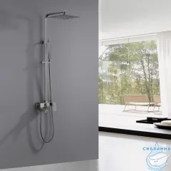 Душевая система Abber Daheim 250 1 режим AF8216NGL (никель)