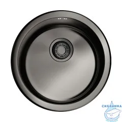 Кухонная мойка Omoikiri Toya 45-U-GM 4993072 вороненая сталь