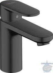 Смеситель для раковины Hansgrohe Vernis 71551670 (с донным клапаном) (черный матовый)