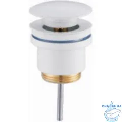 Донный клапан для раковины Frap F62-6 (белый)