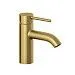  Смеситель для раковины Kludi Bozz 38266N076 (с донным клапаном Push-Open) (брашированное золото)